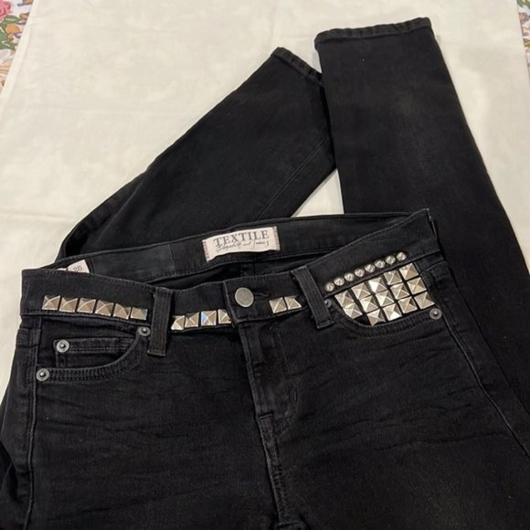 Elizabeth & James Textile | Studded Skinny Jeans - Picture 4 of 5